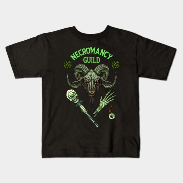 Necromancy Guild - Azhmodai 22 Kids T-Shirt by azhmodai